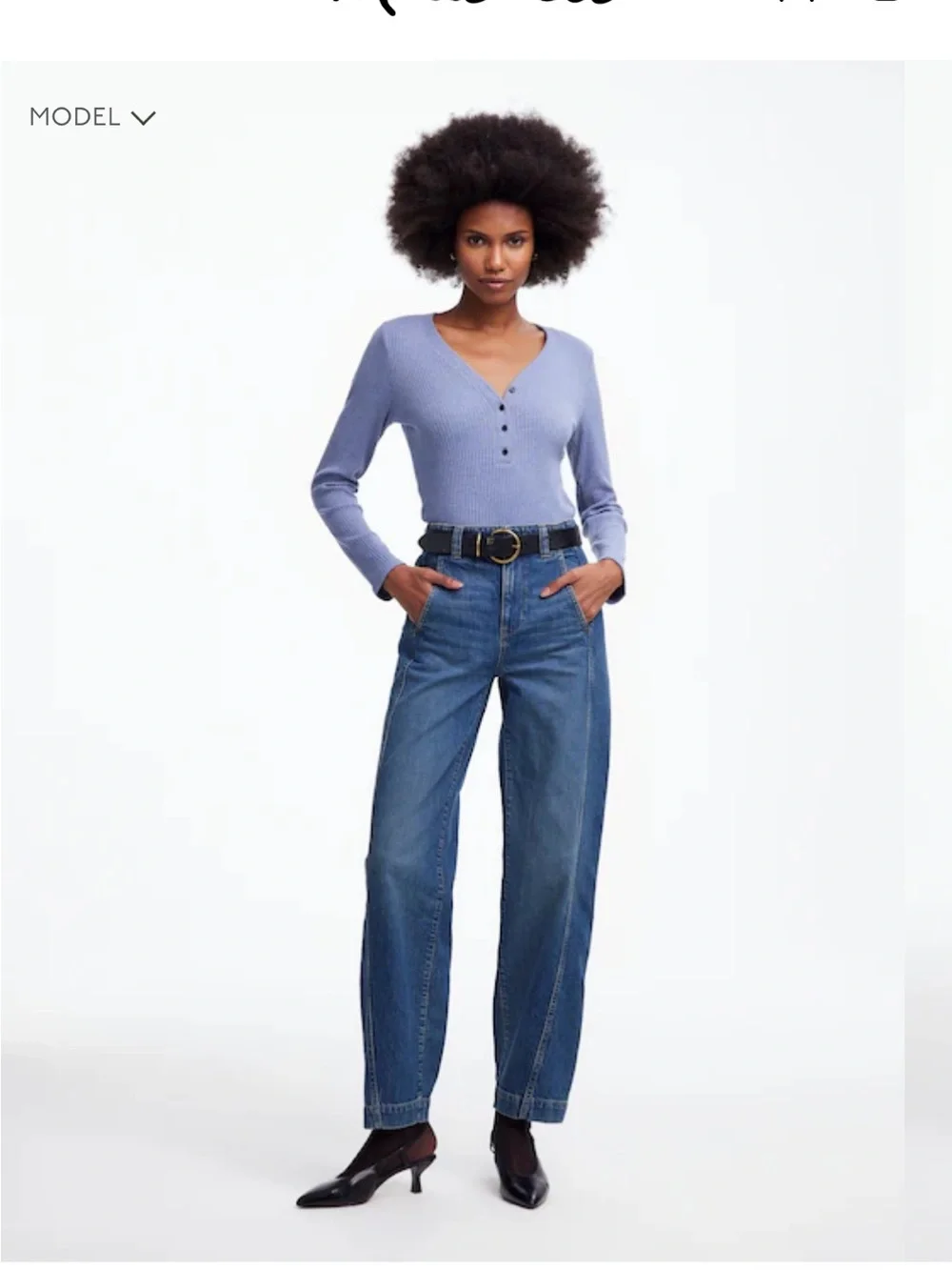 Madewell Tapered Denim Trousers Jeans Size 28 NEW NWT